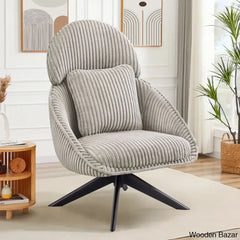 Drony Best Swivel Accent Chair With Pillow Comfy Lounge