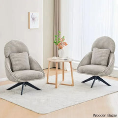 Drony Best Swivel Accent Chair With Pillow Comfy Lounge