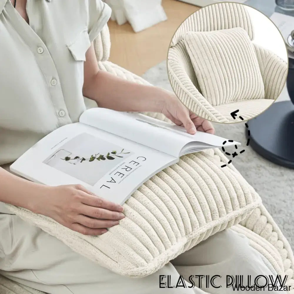 Drony Best Swivel Accent Chair With Pillow Comfy Lounge