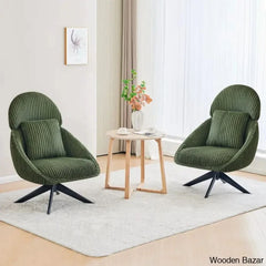 Drony Best Swivel Accent Chair With Pillow Comfy Lounge