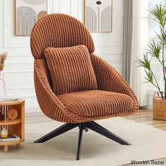 Drony Best Swivel Accent Chair With Pillow Comfy Lounge