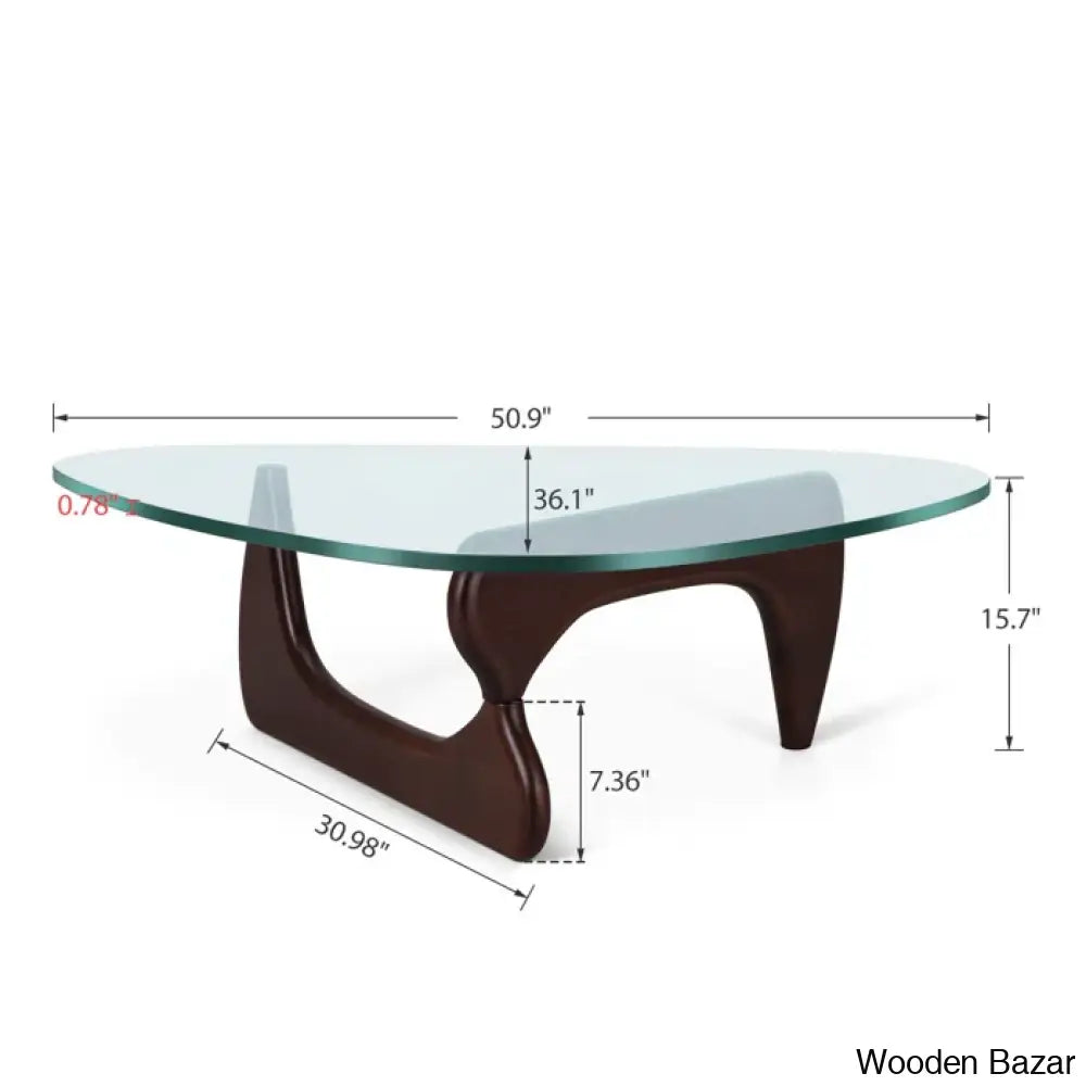 Drossett Glass Top Coffee And Center Table