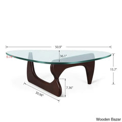 Drossett Glass Top Coffee And Center Table