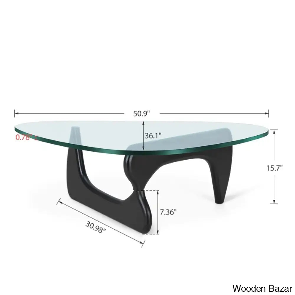 Drossett Glass Top Coffee And Center Table