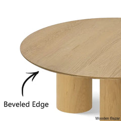 Drum Architectural Design 3 Legs Round Coffee And Center Table