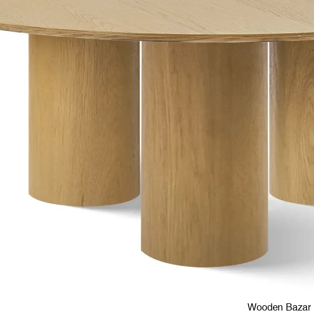 Drum Architectural Design 3 Legs Round Coffee And Center Table