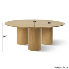 Drum Architectural Design 3 Legs Round Coffee And Center Table