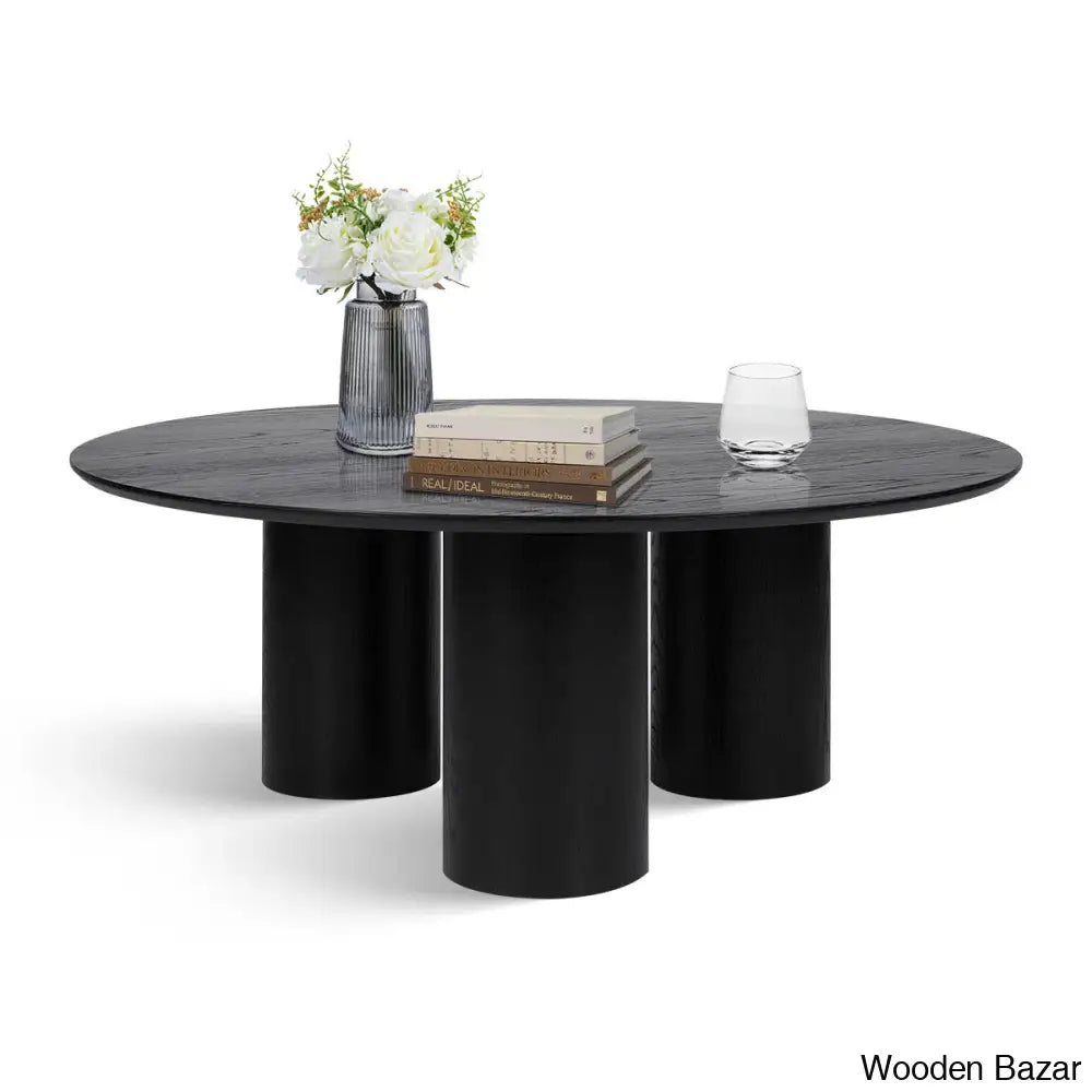 Drum Architectural Design 3 Legs Round Coffee And Center Table