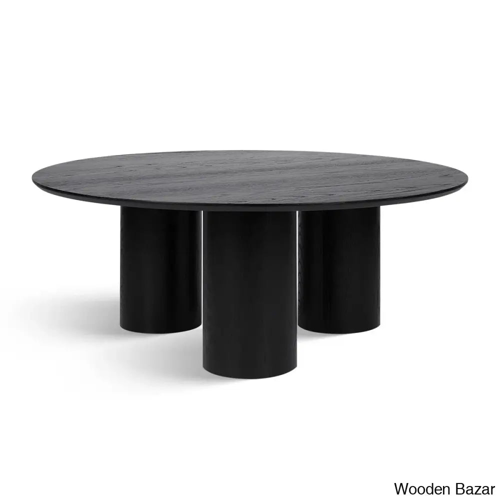 Drum Architectural Design 3 Legs Round Coffee And Center Table