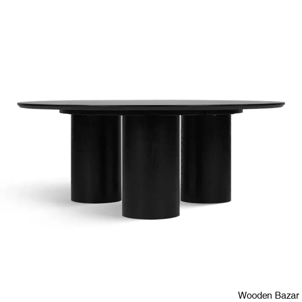 Drum Architectural Design 3 Legs Round Coffee And Center Table