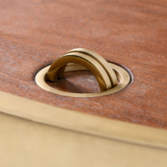 Kujala Drum Storage Coffee Table - Wooden Bazar