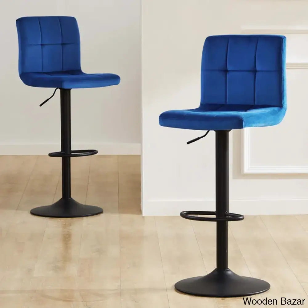 Duho Swivel Adjustable Height Counter And Bar Stool (Set Of 2)