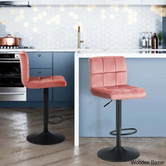Duho Swivel Adjustable Height Counter And Bar Stool (Set Of 2)