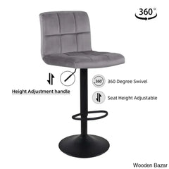 Duho Swivel Adjustable Height Counter And Bar Stool (Set Of 2)