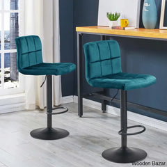 Duho Swivel Adjustable Height Counter And Bar Stool (Set Of 2)