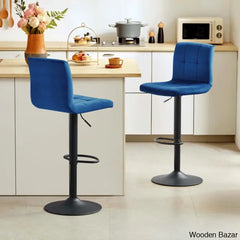 Duho Swivel Adjustable Height Counter And Bar Stool (Set Of 2)