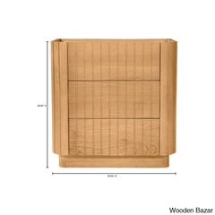 Dunley Beautifully Crafted 3-Drawer Chest Modern Storage Solution With Timeless Design