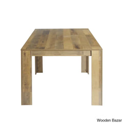 Dunstan Stylish 4 Seater Dining Table Set - Wooden Bazar
