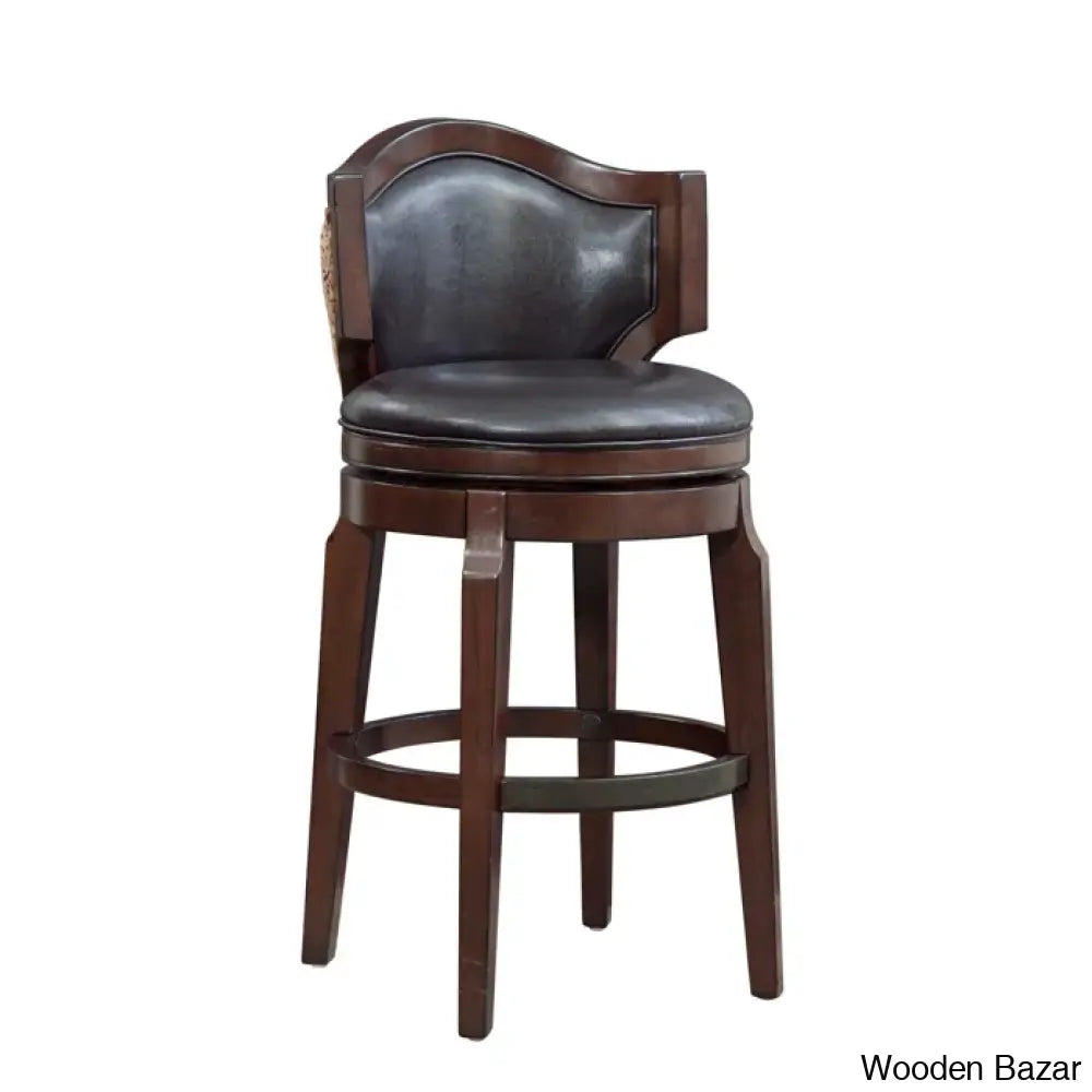 Dupos Swivel Upholstered 30’’ Counter Stool