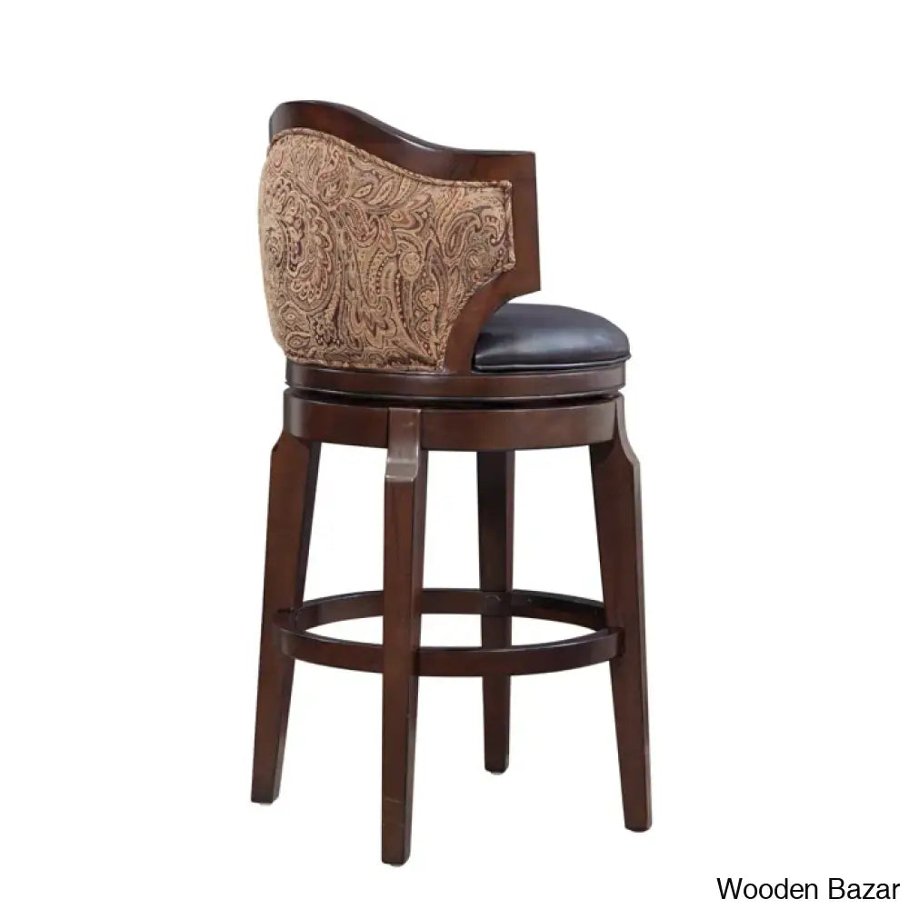 Dupos Swivel Upholstered 30’’ Counter Stool