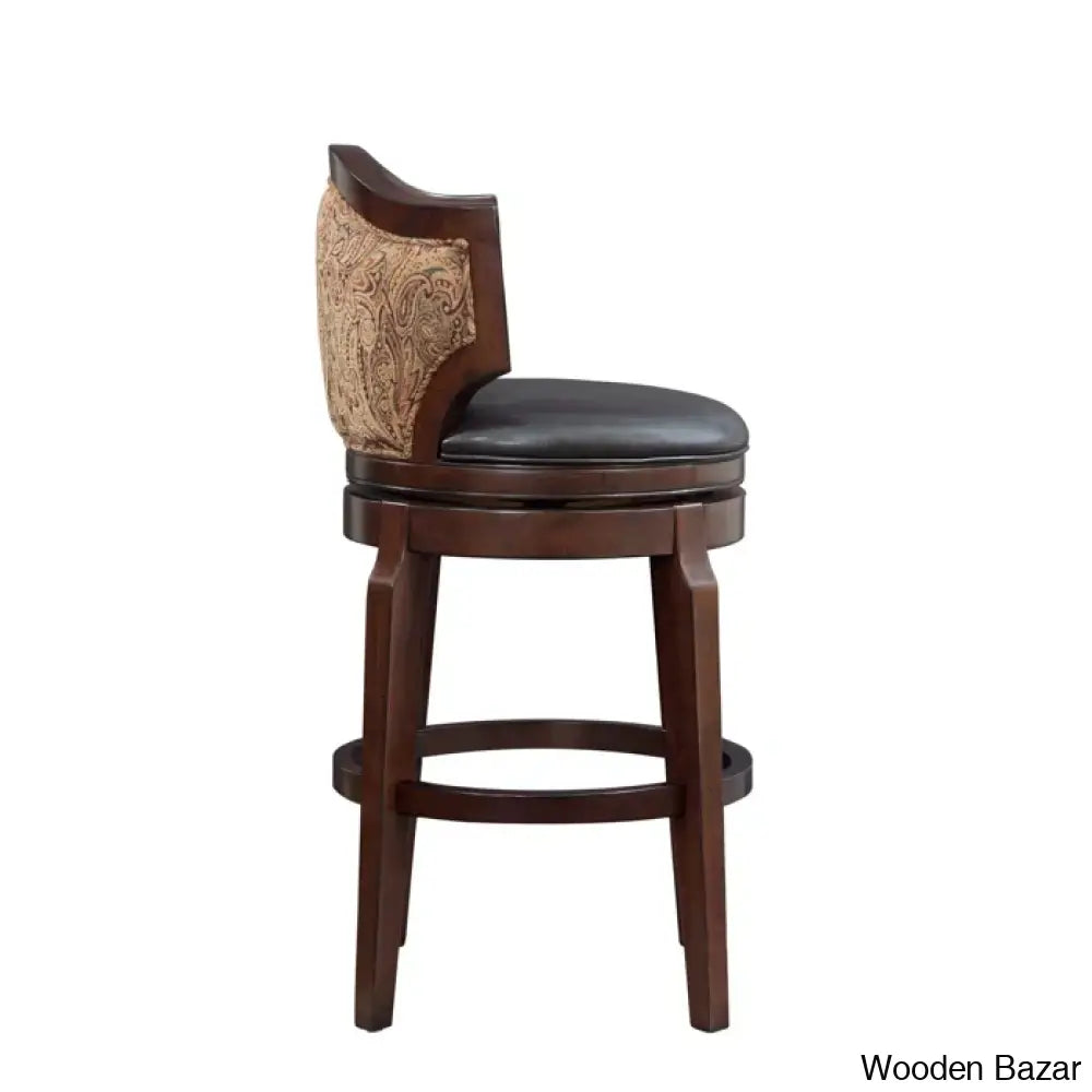 Dupos Swivel Upholstered 30’’ Counter Stool