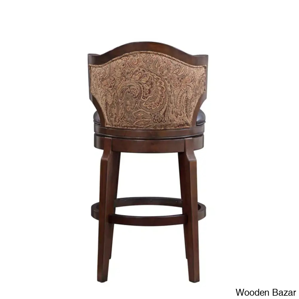 Dupos Swivel Upholstered 30’’ Counter Stool