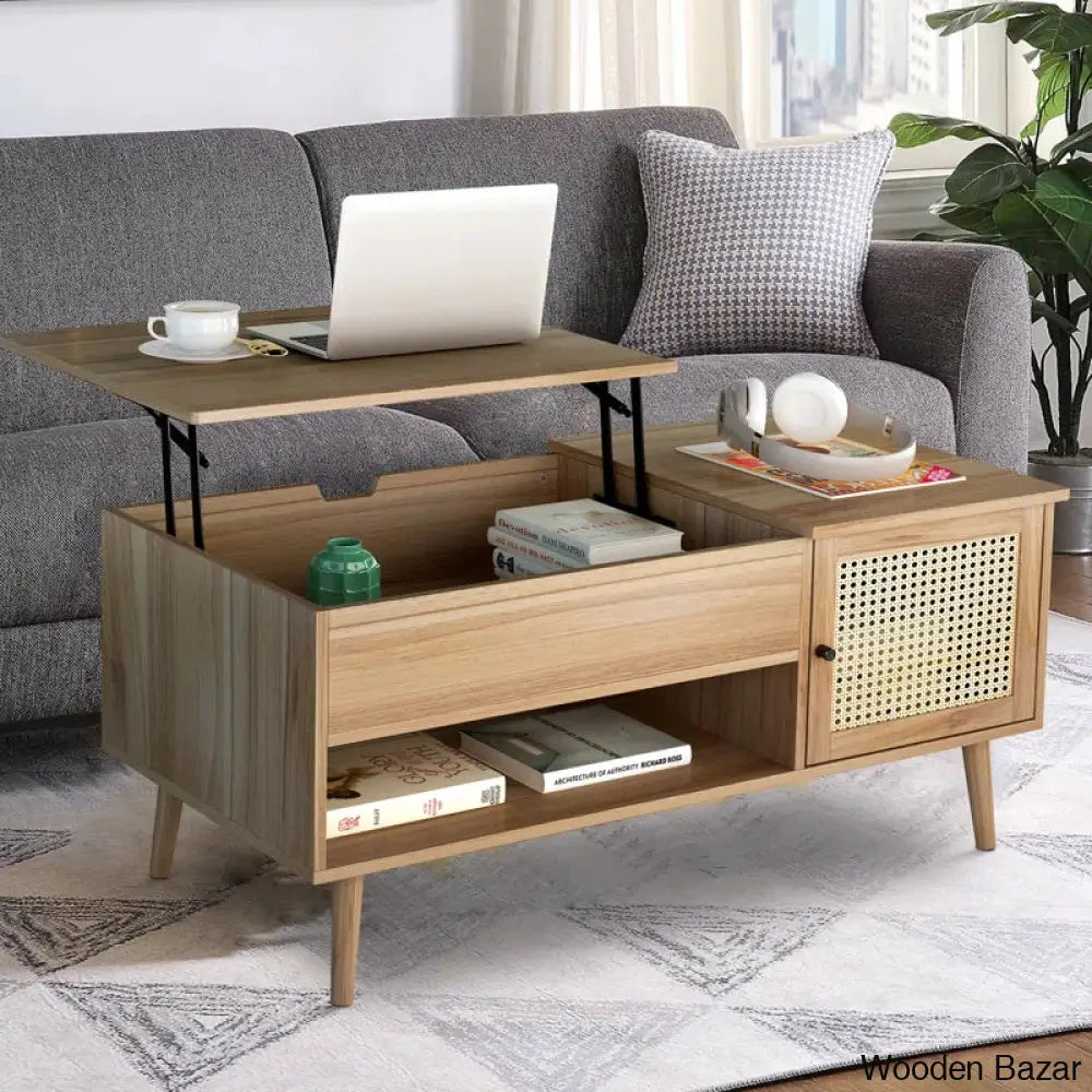 Dyania Lift Top Coffee And Center Table With Storage