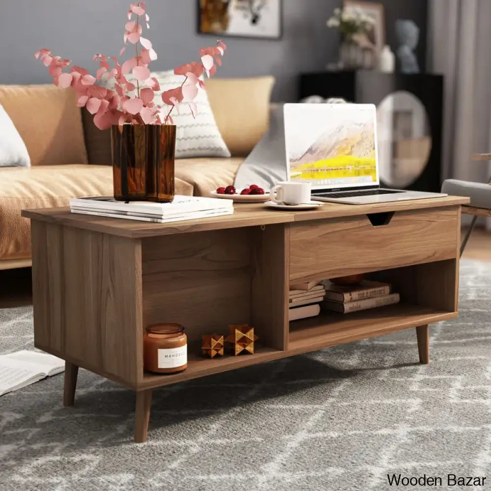 Dyania Lift Top Coffee And Center Table With Storage