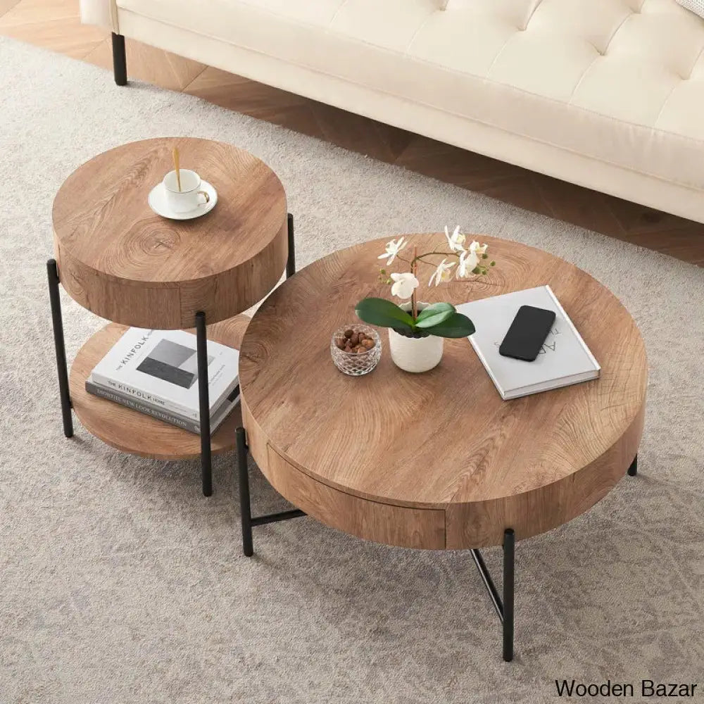 Dyllan Coffee Table And Center Table Set Of 2