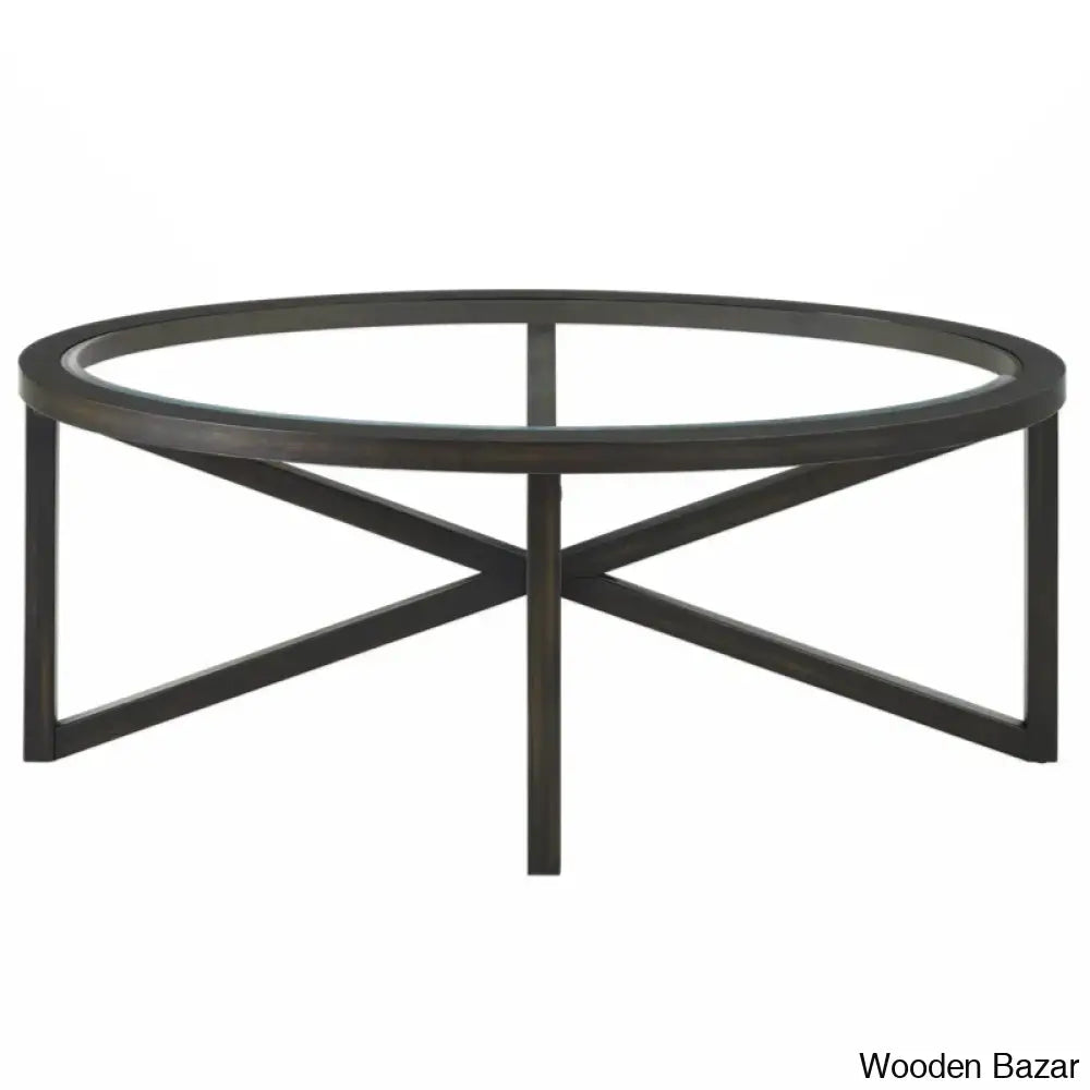 Eastchestero Tempered Glass Coffee And Center Table