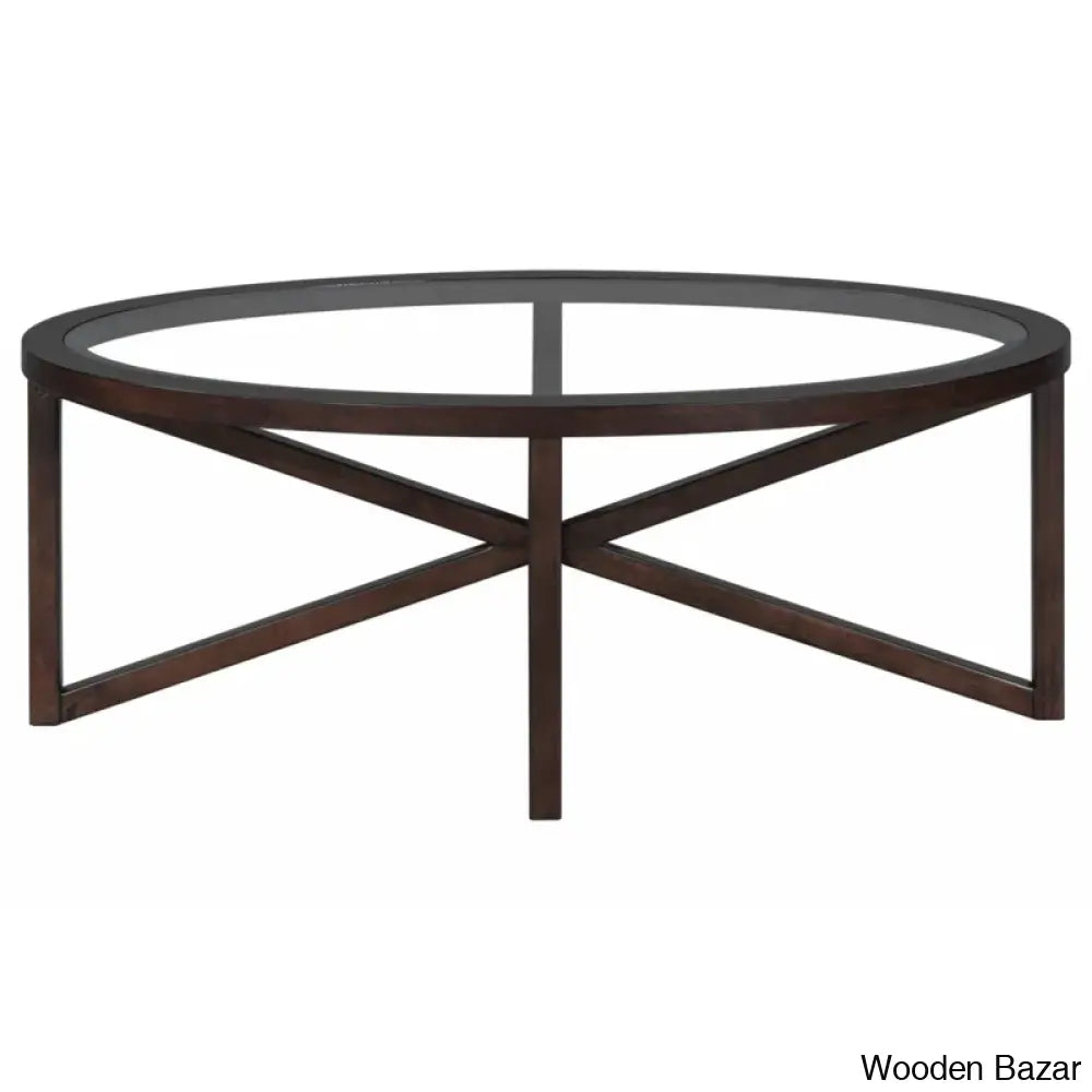 Eastchestero Tempered Glass Coffee And Center Table