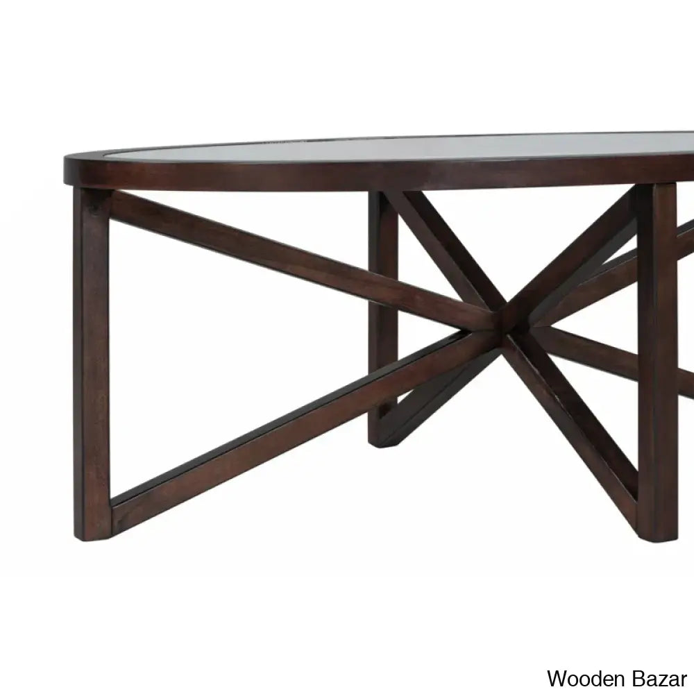 Eastchestero Tempered Glass Coffee And Center Table