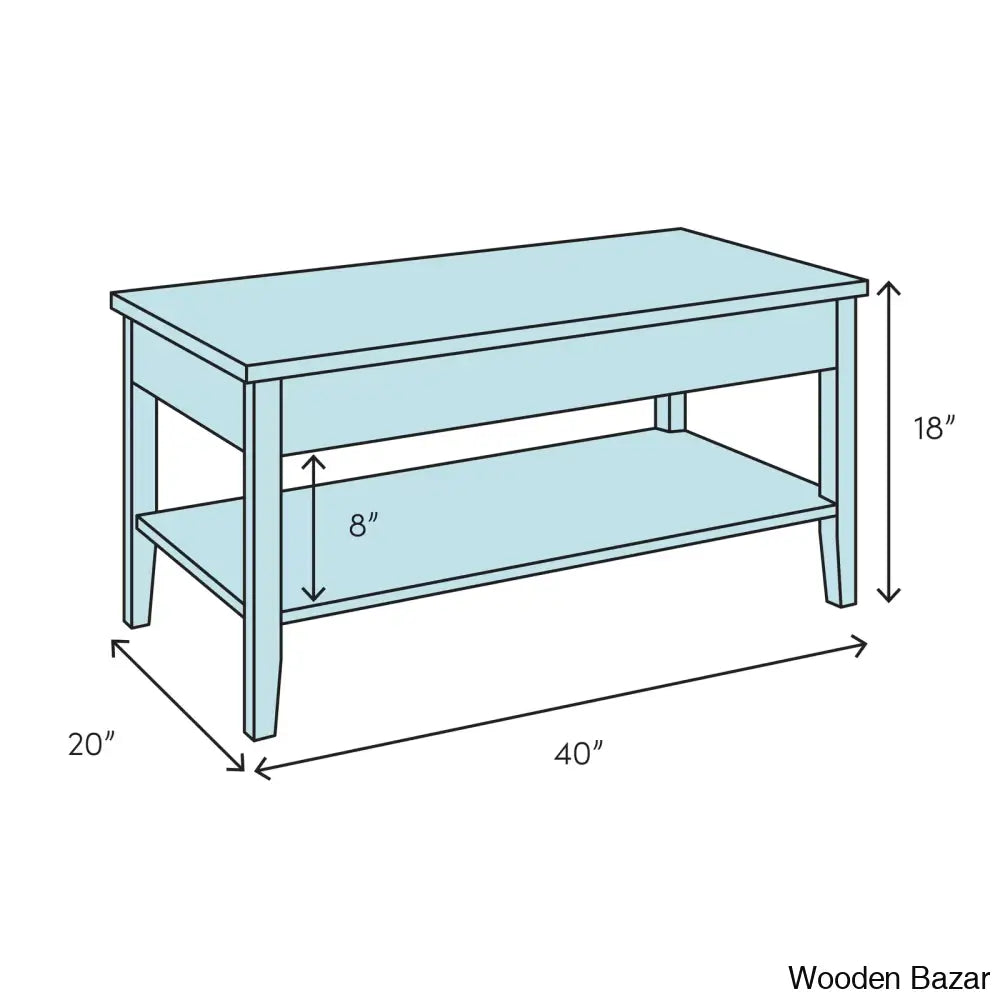 Easthampcton Solid Wood Coffee And Center Table