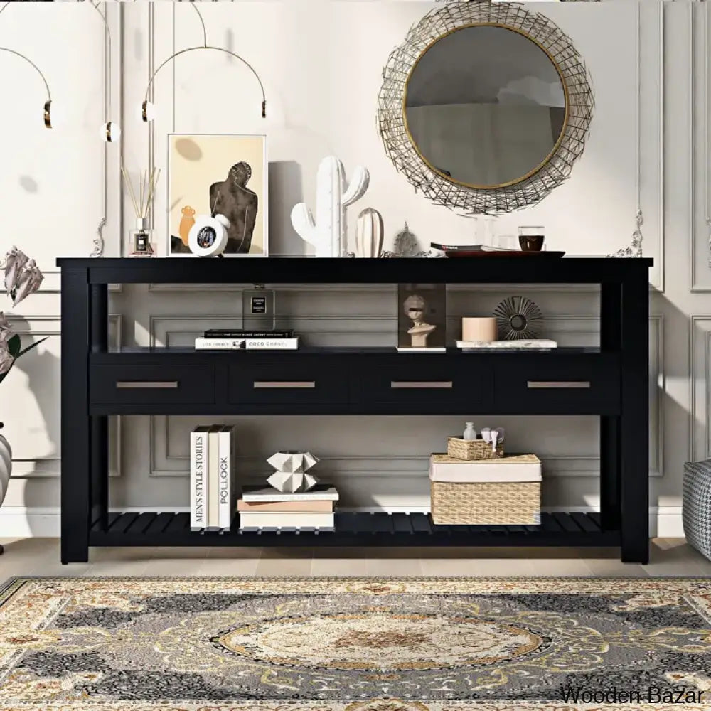 Glass Foyer Table - Console Table