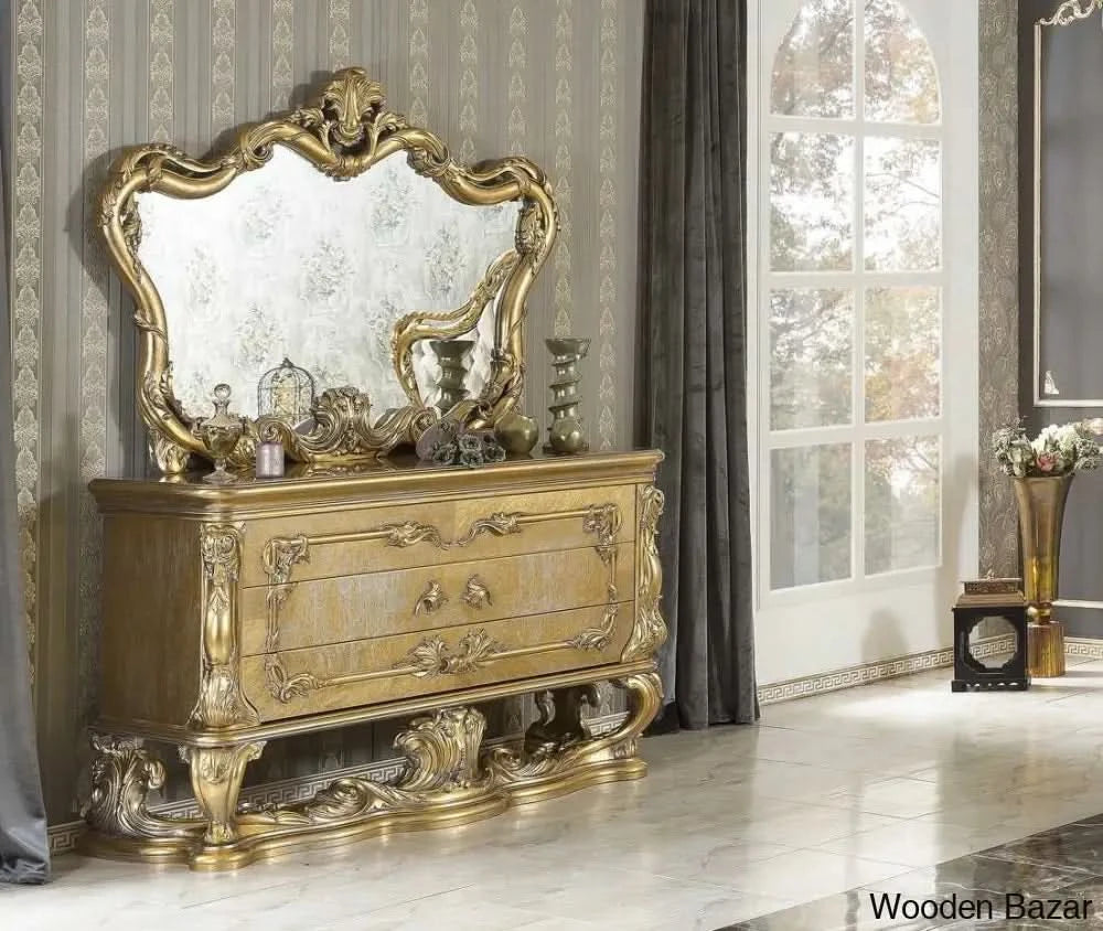 12 Elegant Teak Wood Dressing Table Designs for a Luxurious Bedroom