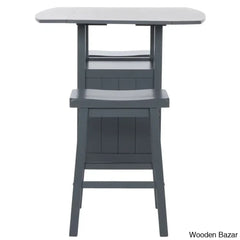 Elexar New 2 Seater Extendable Solid Wood Dining Set - Wooden Bazar