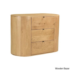 Ellis Contemporary Classics Theo 3-Drawer Chest With Stylish And Functional Storage For Modern