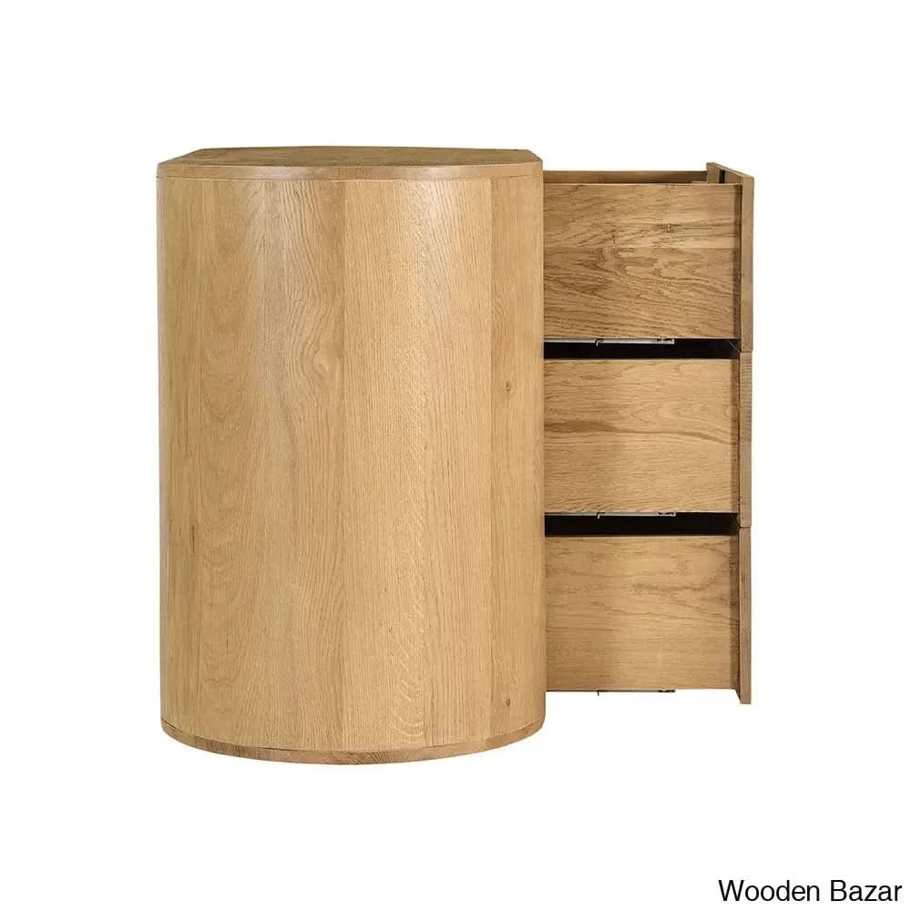 Ellis Contemporary Classics Theo 3-Drawer Chest With Stylish And Functional Storage For Modern