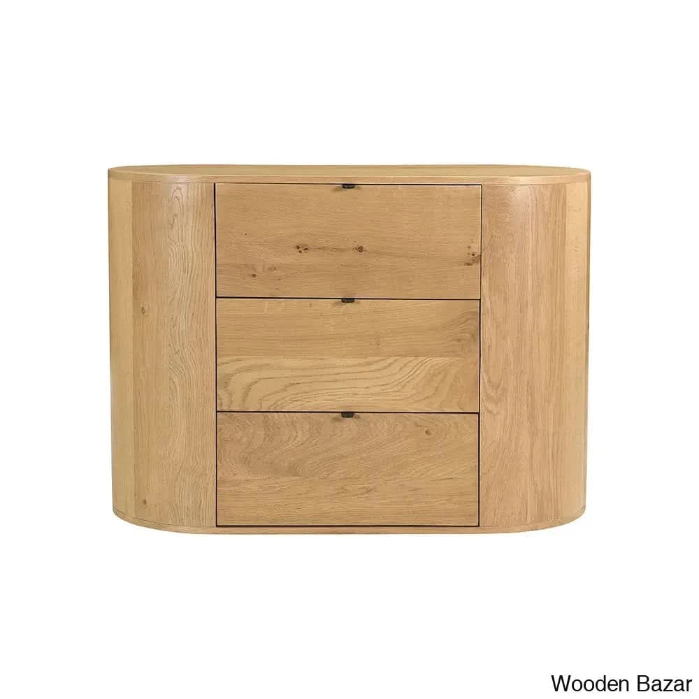Ellis Contemporary Classics Theo 3-Drawer Chest With Stylish And Functional Storage For Modern