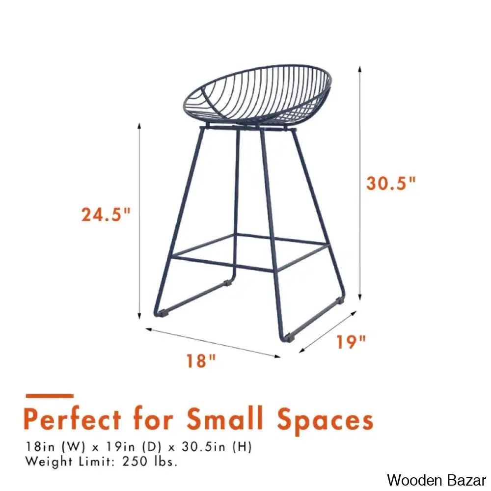 Ellisa Swivel 25’’ Counter And Bar Stool