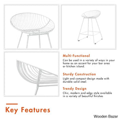 Ellisa Swivel 25’’ Counter And Bar Stool