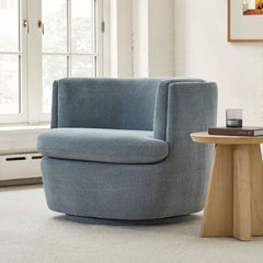 Eanpix Swivel Chair - Wooden Bazar