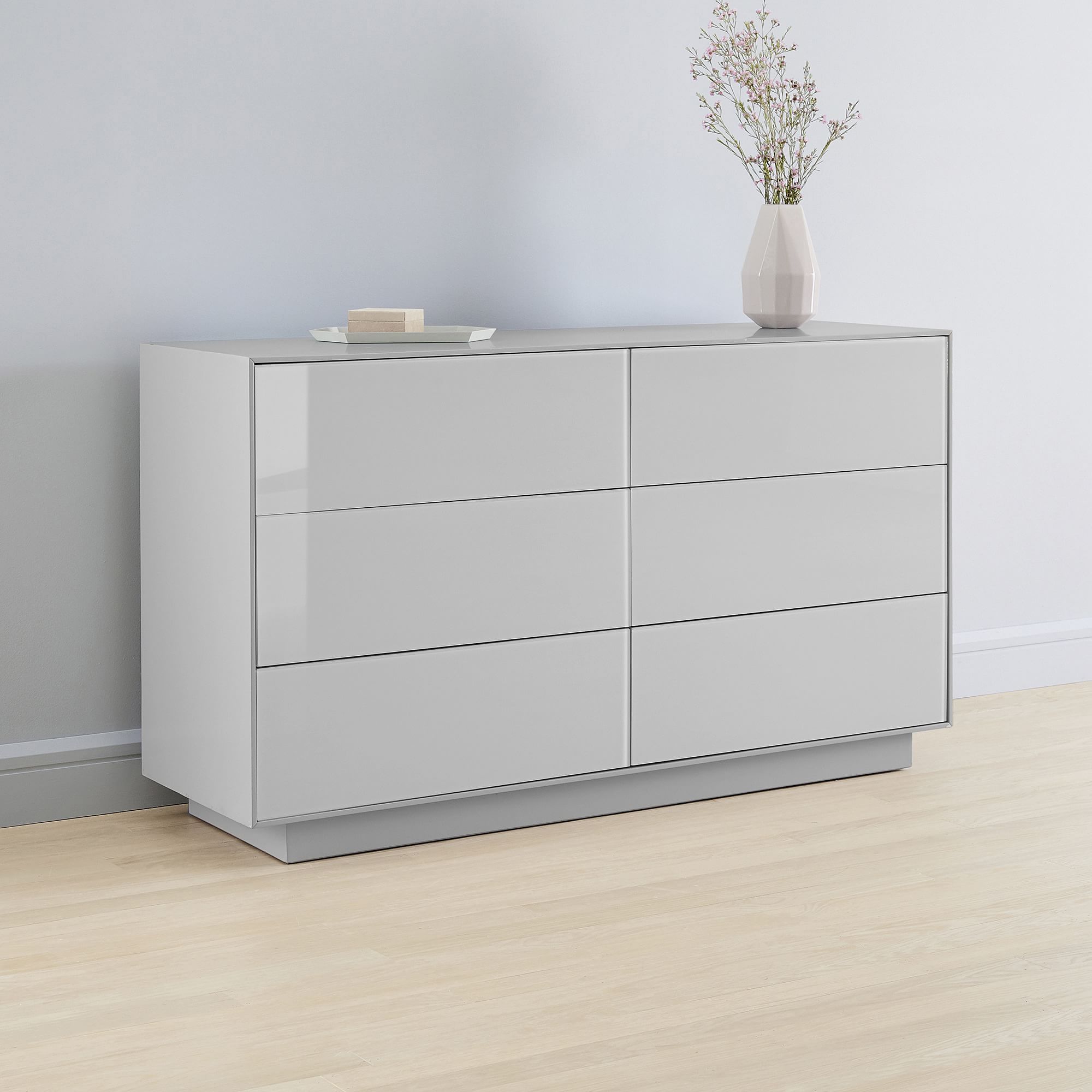 Qarising  6-Drawer Dresser - Wooden Bazar