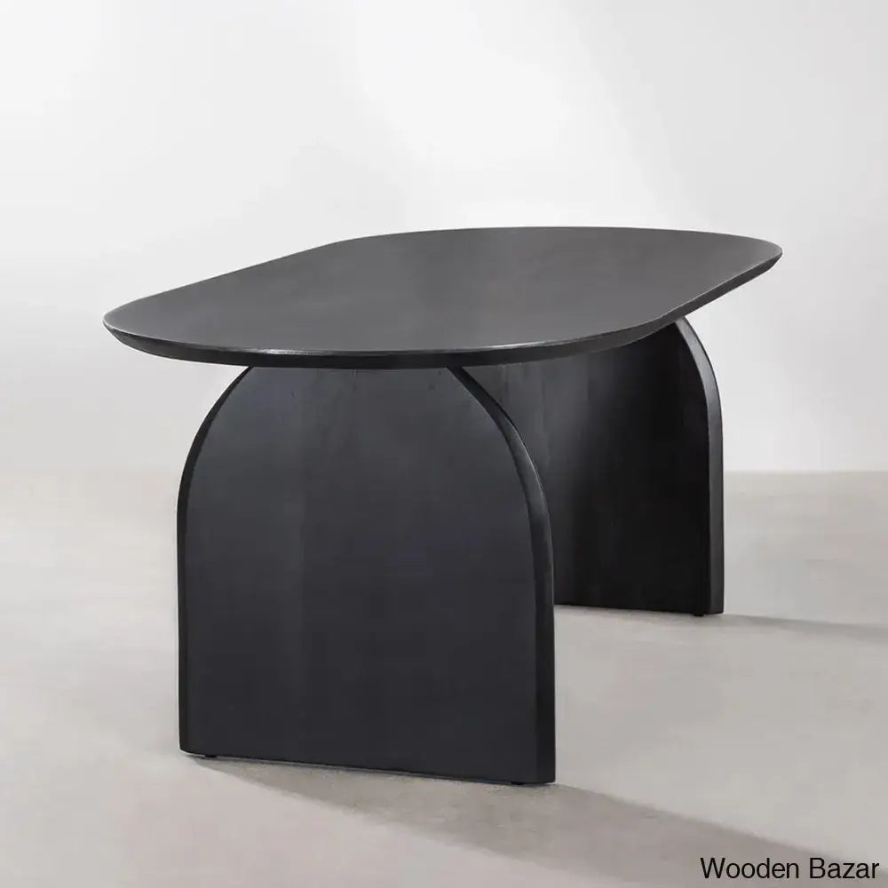 Emmet Latest 4 Seater Rattan Oval Dining Set