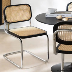 Emmet Latest 4 Seater Rattan Oval Dining Set
