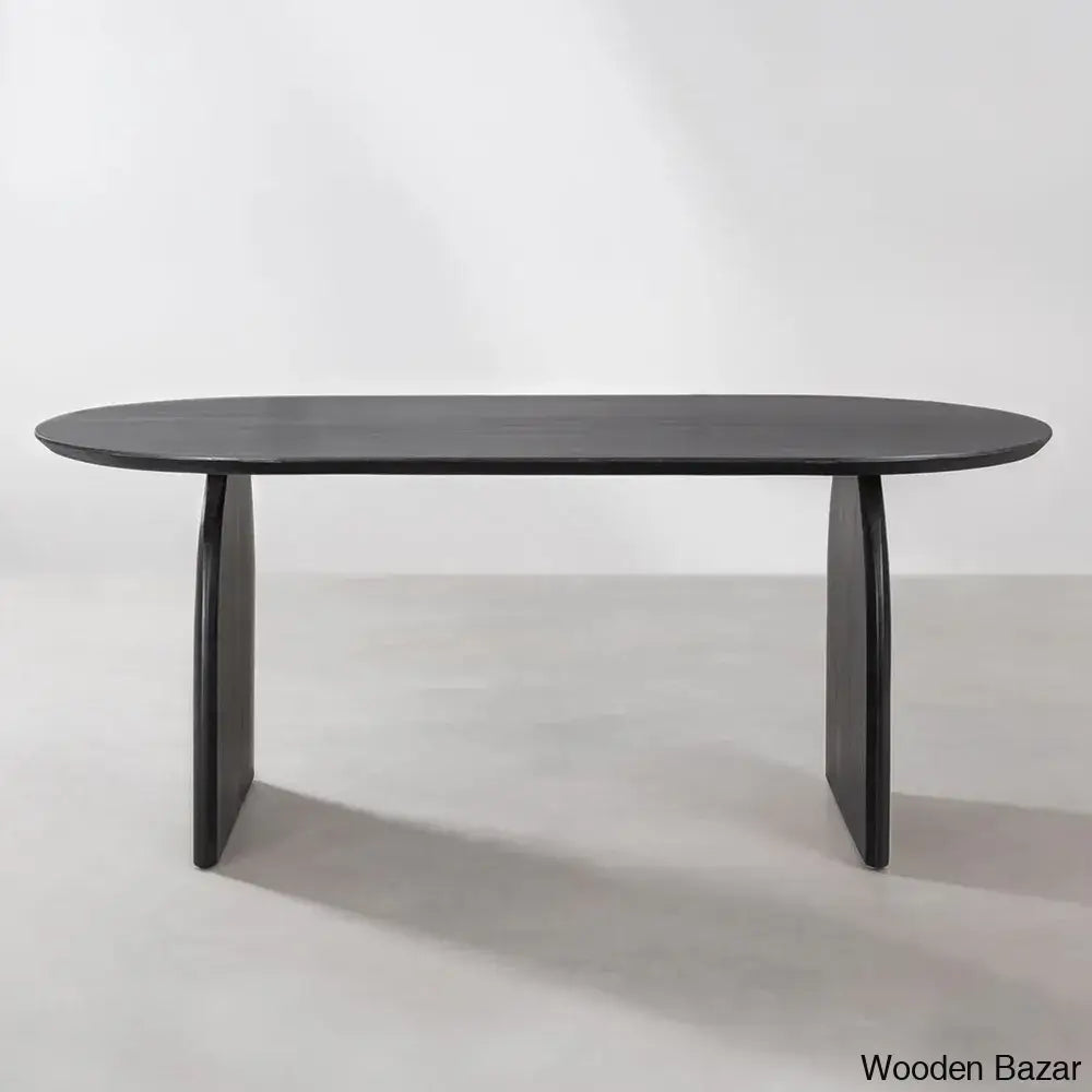 Emmet Latest 4 Seater Rattan Oval Dining Set
