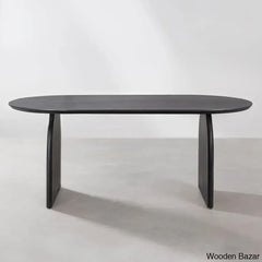 Emmet Latest 4 Seater Rattan Oval Dining Set