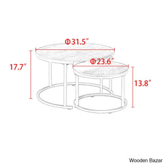 Emoryl Nesting Coffee And Center Table