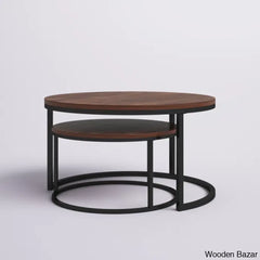 Emoryl Nesting Coffee And Center Table Retro Stripes