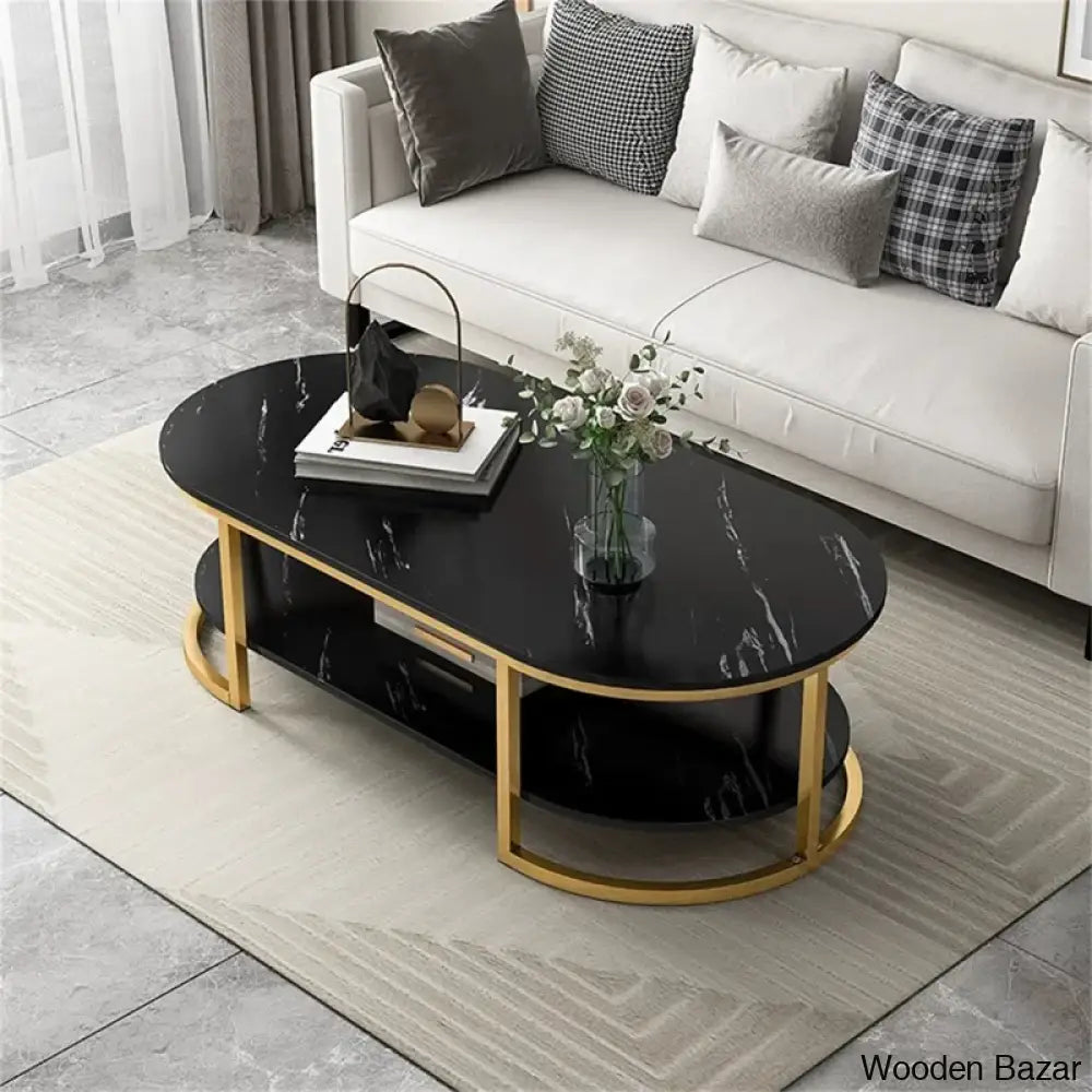 Enkeleday Single Coffee And Center Table Black